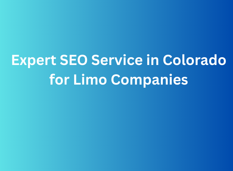 Expert SEO Service in Colorado for Limo Companies