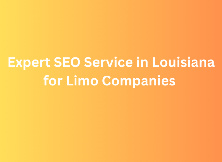 Expert SEO Service in Louisiana for Limo Companies