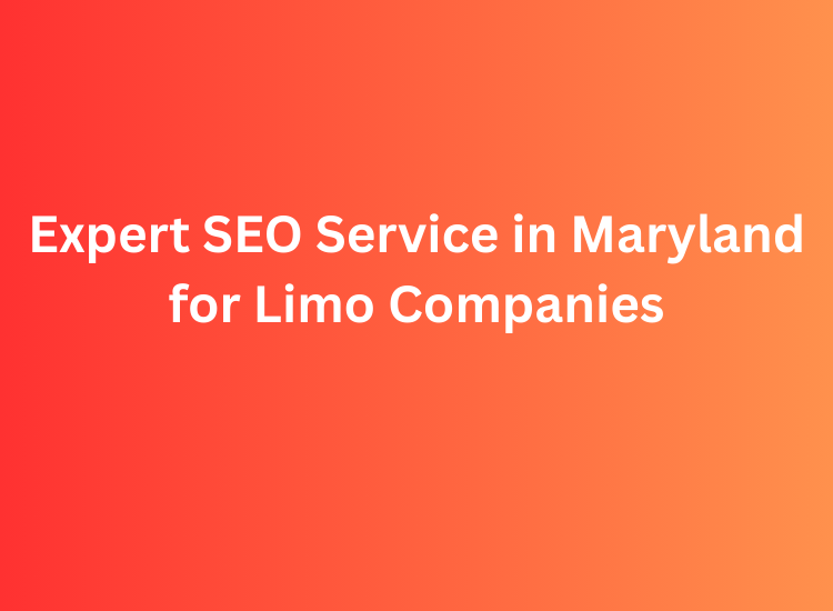 Expert SEO Service in Maryland for Limo Companies