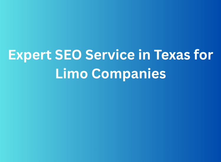 Expert SEO Service in Texas for Limo Companies