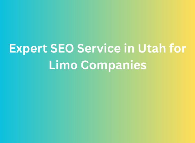 Expert SEO Service in Utah for Limo Companies