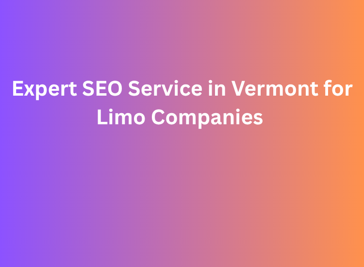 Expert SEO Service in Vermont for Limo Companies