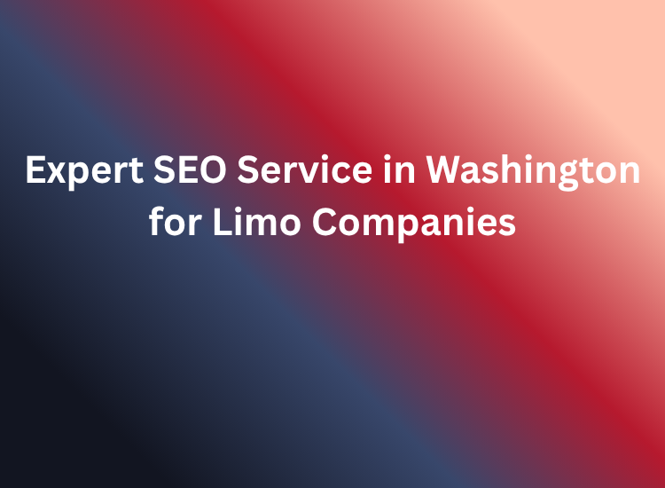 Expert SEO Service in Washington for Limo Companies
