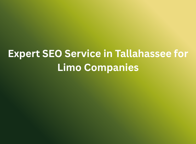Expert SEO Service in Tallahassee for Limo Companies