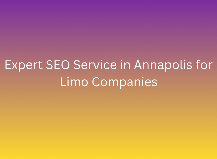 Expert SEO Service in Annapolis for Limo Companies